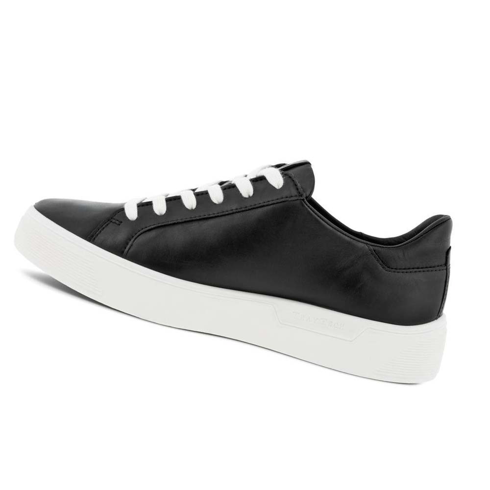 Women's Ecco Street Tray Sneakers Black | USA 260DFM